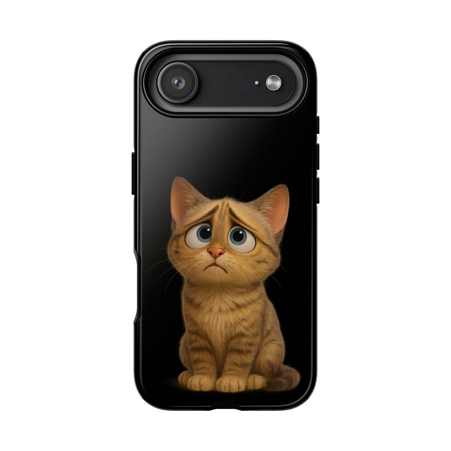 Cute Cat Phone Case, Adorable Kitty Cover, Pet Lover Gift, Unique Animal Design, Customizable Mobile Case - TRV