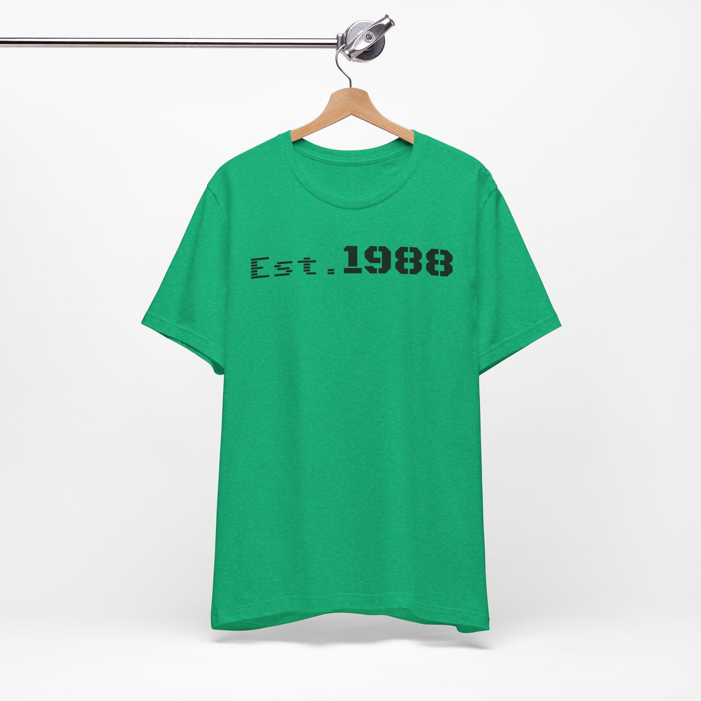 Est. 1988 Unisex Jersey Tee, Vintage Birthday Shirt, Casual Everyday Wear, Gift for Him or Her, Anniversary Celebration Tee