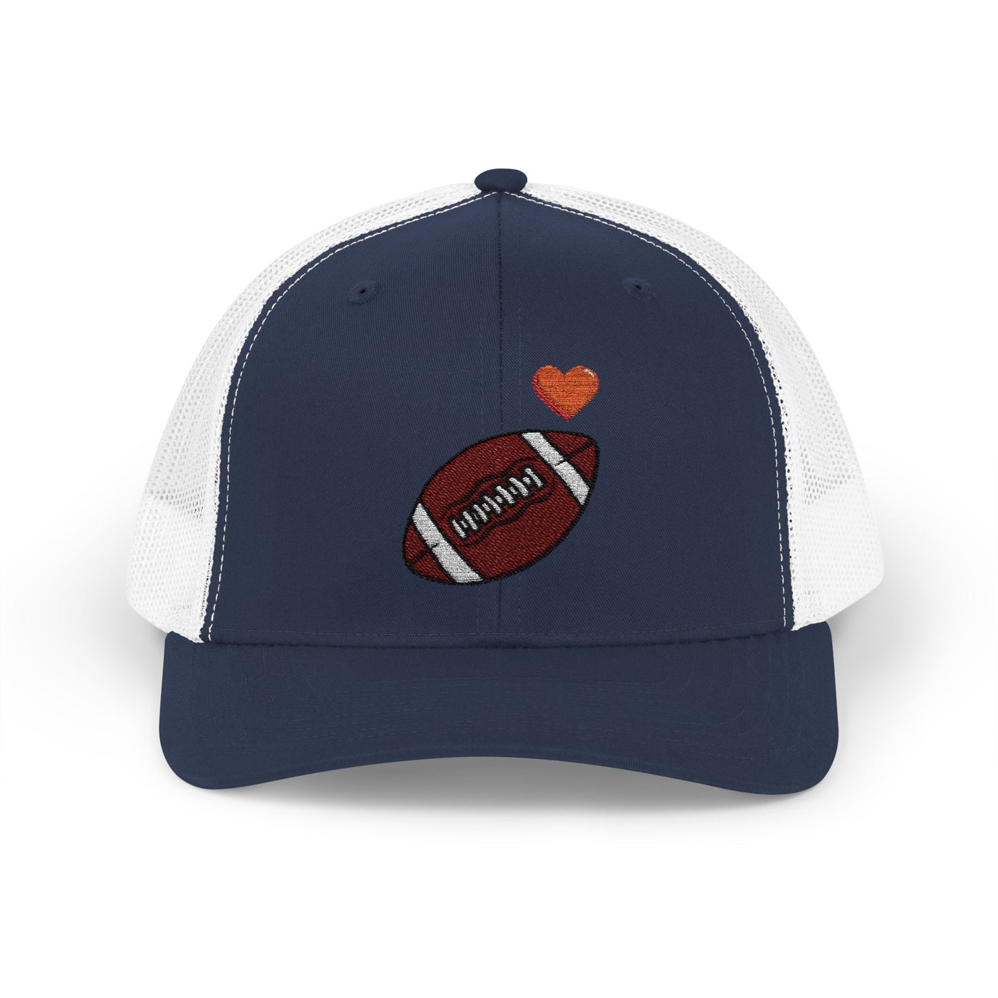 Football Love Snapback Trucker Cap, Sports Hat, Gift for Sports Fans, Casual Wear, Outdoor Activities - TRV