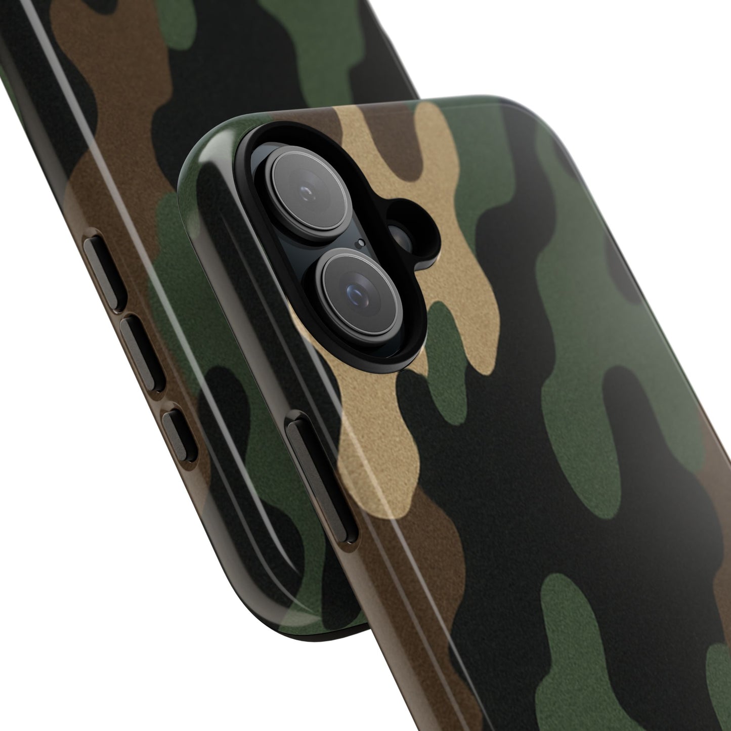 Camouflage Phone Case, Tough Phone Cover, Military Style Accessory, Protective Case for Men, Gifts for Soldiers - TRV