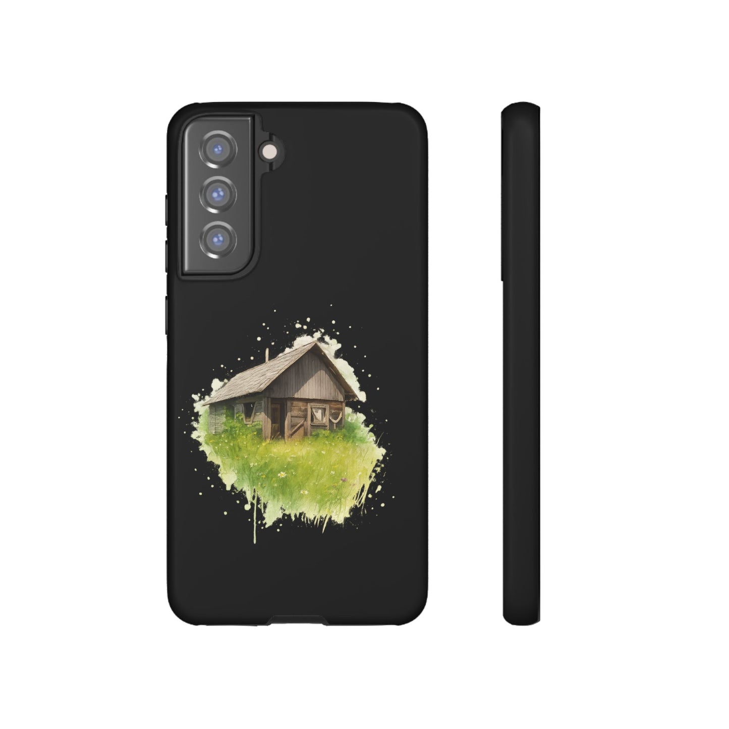 Rustic Farmhouse Phone Case, Cute Cottage Design, Tough Cases for Nature Lovers, Eco-Friendly Gift, Customizable Tech Accessories - TRV