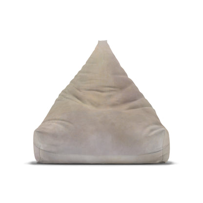 Neutral Marble Texture Bean Bag Chair Cover | Beige Stone Print