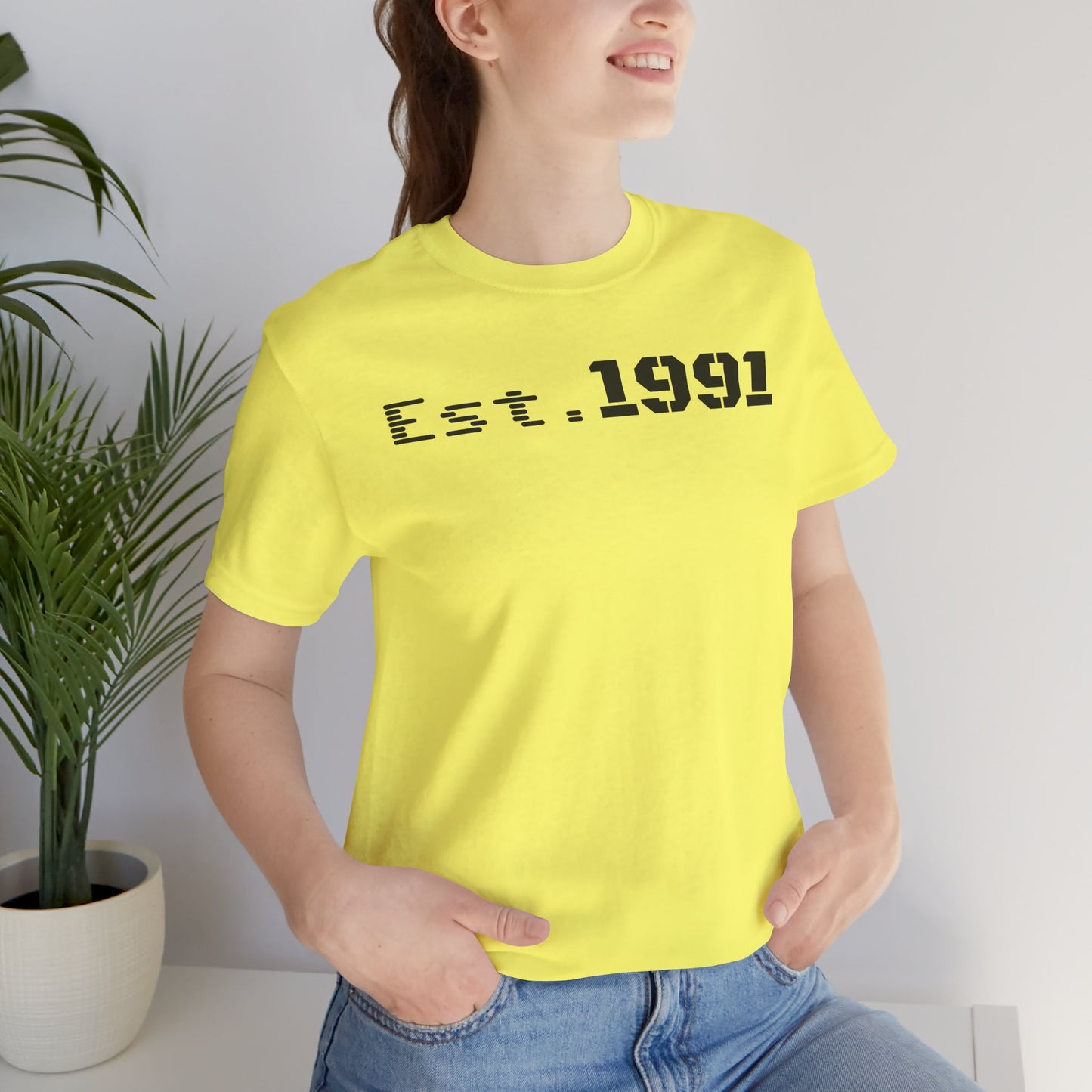 Established 1991 Unisex Jersey Tee | Vintage Anniversary Gift | Casual Wear, Birthday Shirt, Retro Style, Statement Tee, Gift for Him/Her - TRV