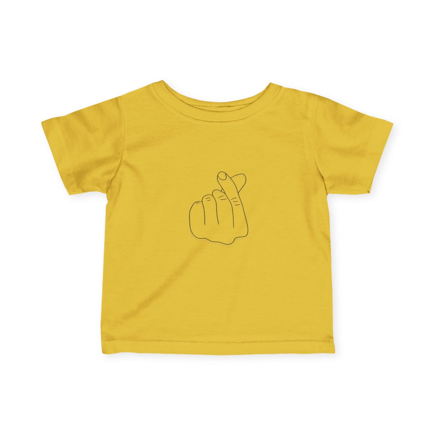 Cute Infant Tee with Love Hand Gesture Design