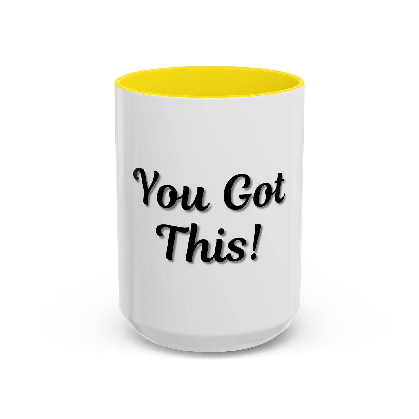 Inspirational Accent Coffee Mug - "You Got This!" - Perfect for Motivation & Gifts - TRV