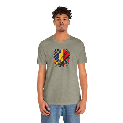 Artistic Heart Unisex Jersey Tee - Vibrant Graphic Tee, Casual Wear, Gift for Art Lovers, Birthday Surprise, Everyday Comfort - TRV