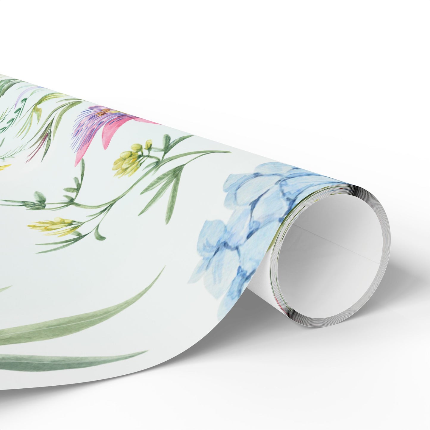 Floral Peony Wrapping Paper Roll — Watercolor Garden Gift Wrap for Mother's Day & Spring Celebrations