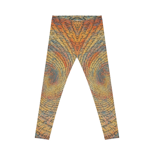 Colorful Spiral Print Yoga Leggings, Trendy Activewear for Women, Perfect for Fitness, Fashion, and Everyday Wear - TRV