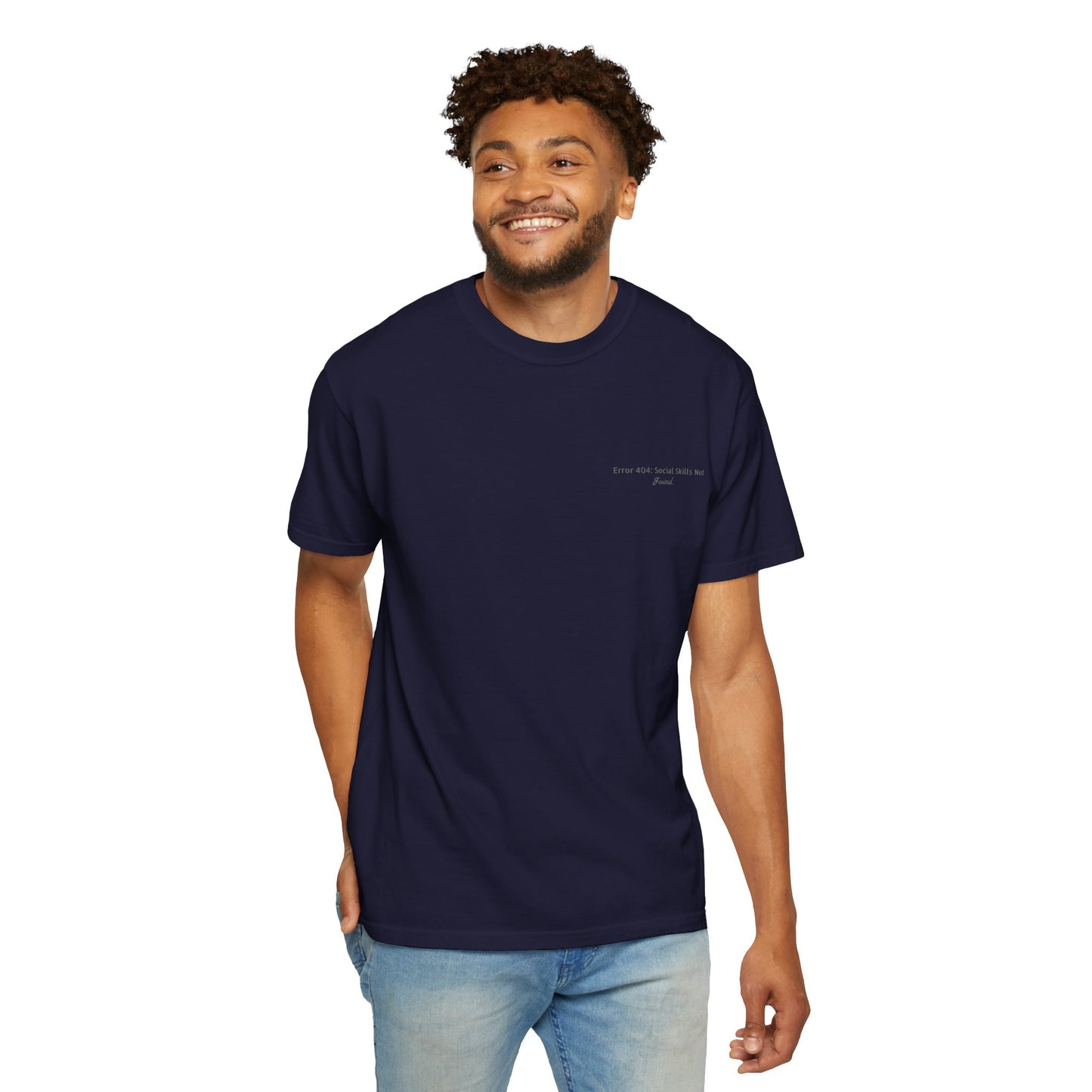 Error 404 Social Skills Not Found T-Shirt | Funny Tech Humor Tee