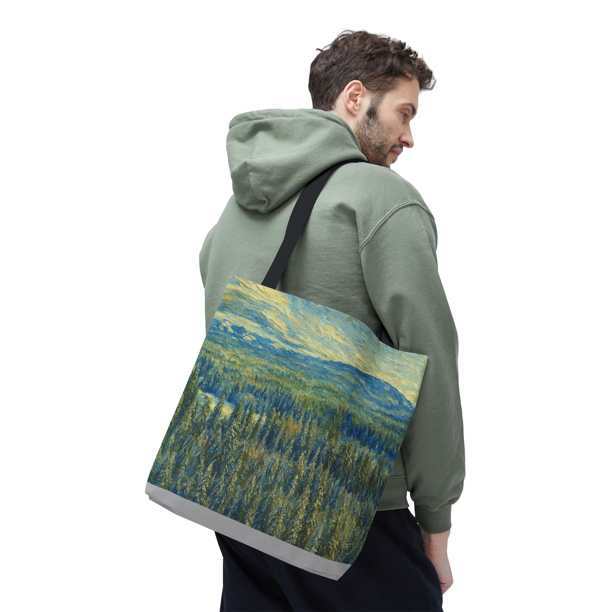 Nature-Inspired Tote Bag, Eco-Friendly Carryall, Bohemian Style Purse, Art Tote, Great Gift for Nature Lovers, Shopping Bag, Travel [...] - TRV