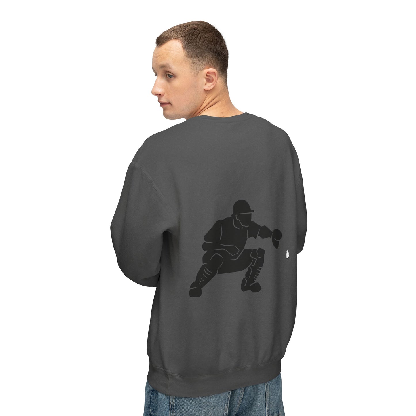 Baseball Catcher Unisex Sports Crewneck Sweatshirt - Perfect for Athletes & Casual Wear, Great for Game Days, Birthdays, Apparel for Fans