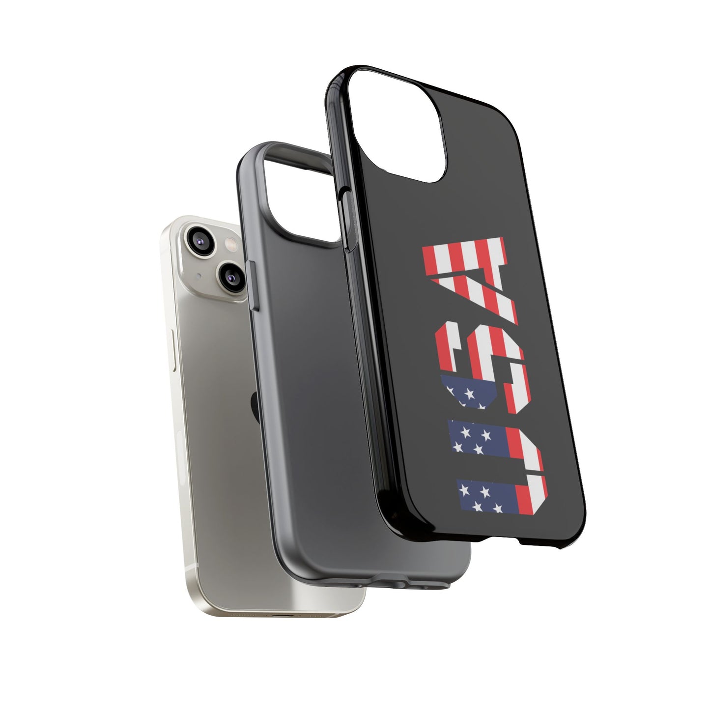 USA Flag Phone Case, Tough Phone Cover, Patriotic Gift, Independence Day Accessory, American Pride Mobile Case - TRV