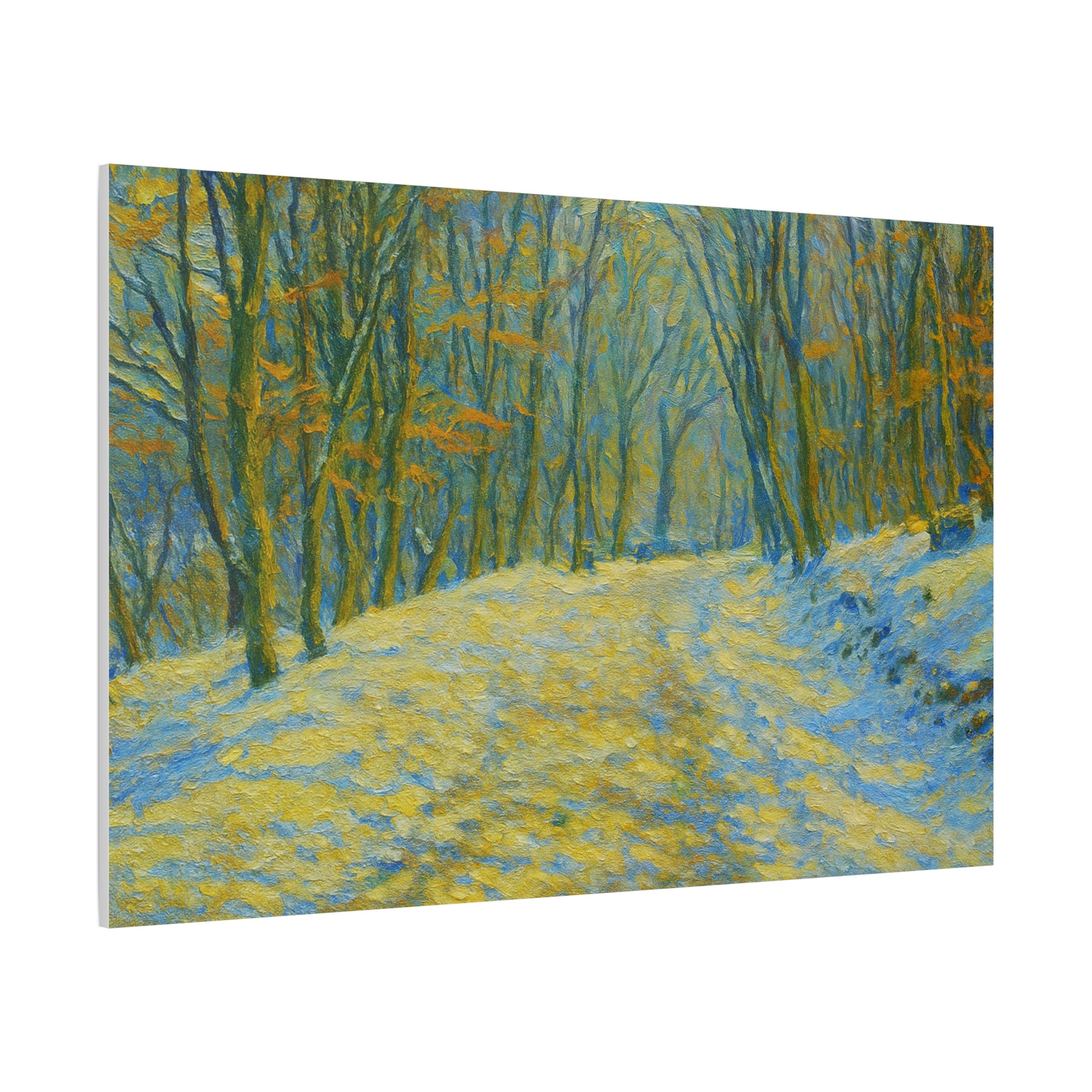 Wall Art Print, Winter Landscape Canvas Home Decor, Gift for Nature Lovers, Seasonal Artwork, Cozy Housewarming Decoration - TRV