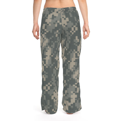 Camo Women's Pajama Pants — Digital Army Print Lounge Sleepwear