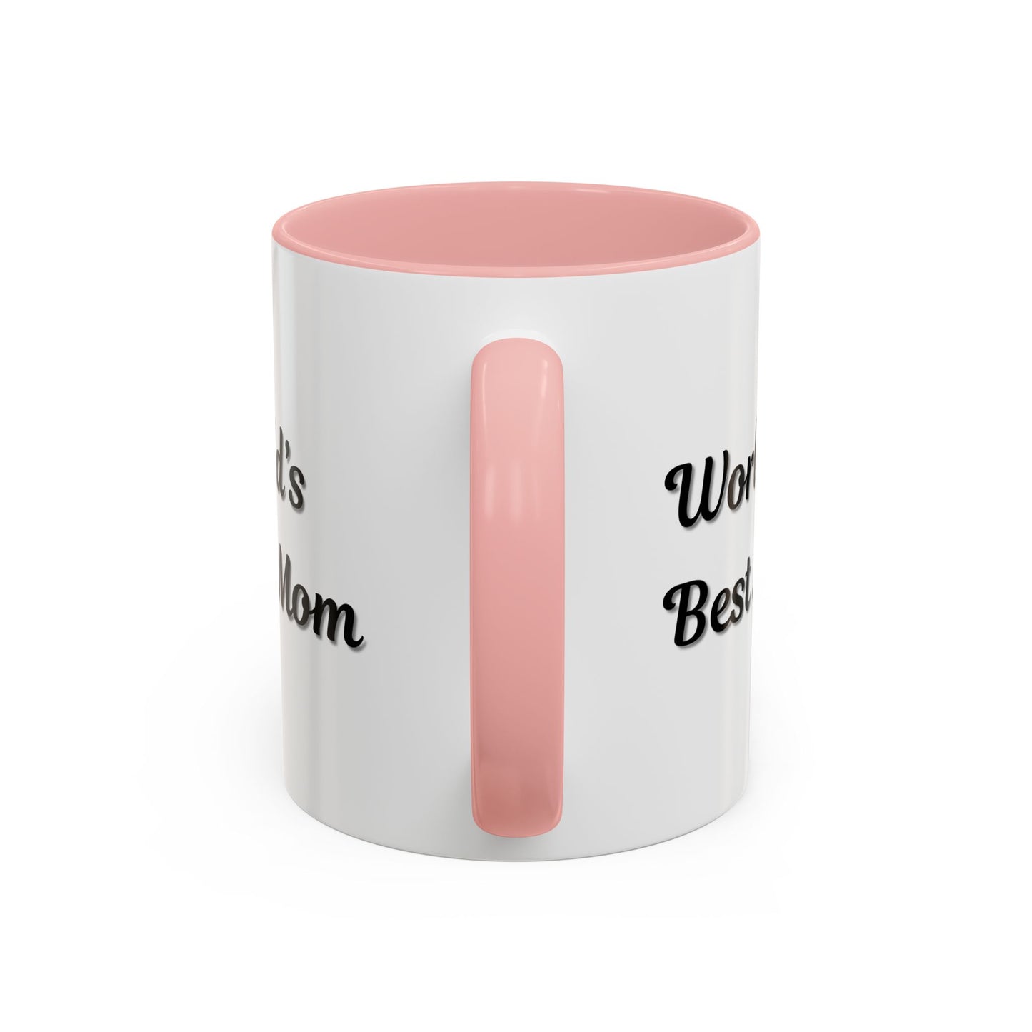 World's Best Mom Accent Coffee Mug - 11oz & 15oz - Perfect Gift for Mother's Day