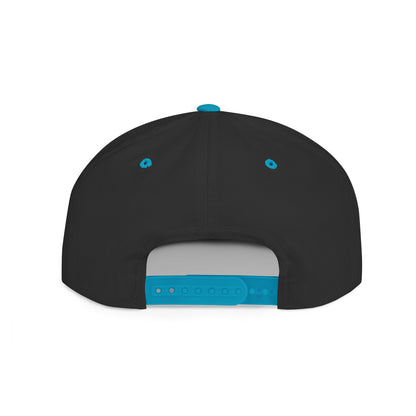 Sporty Love Flat Bill Snapback Hat – Adjustable Cap for Athletes, Casual Wear, Gifts for Sports Fans, Basketball Enthusiasts, Unique - TRV