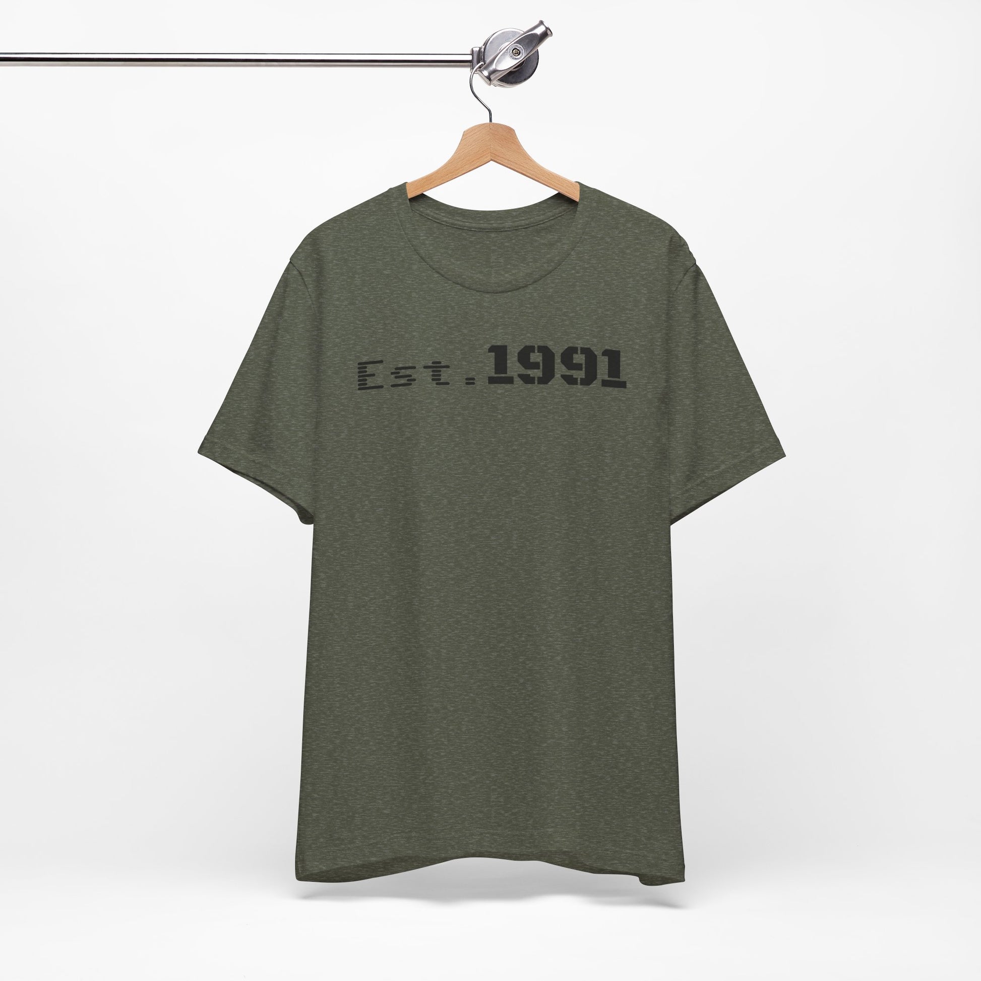 Established 1991 Unisex Jersey Tee | Vintage Anniversary Gift | Casual Wear, Birthday Shirt, Retro Style, Statement Tee, Gift for Him/Her - TRV