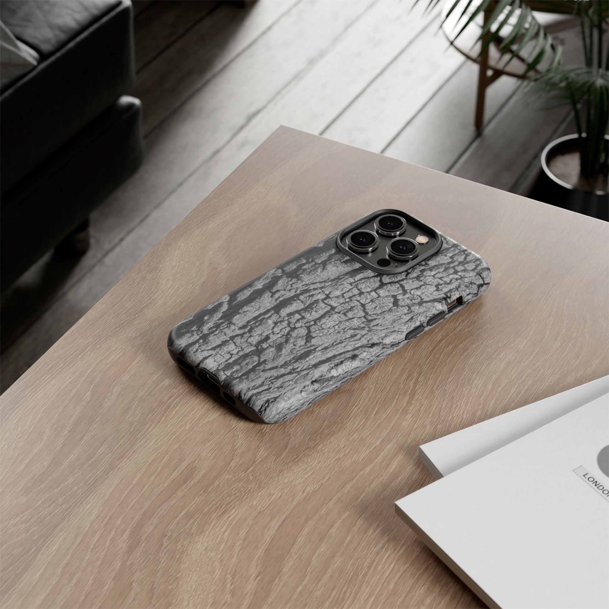 Rustic Bark Phone Case - Tough and Durable Protection - TRV