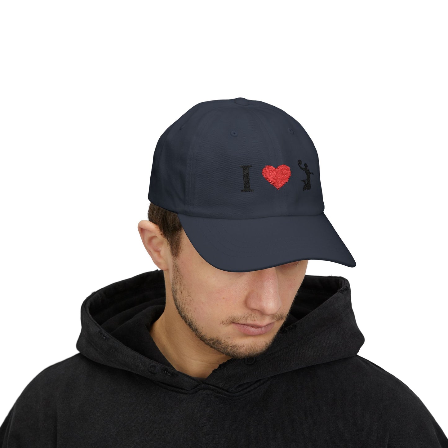I Love Basketball Dad Cap, Casual Hat for Dads, Gift for Father's Day, Sports Lover Cap, Family Outing Accessory, Everyday Wear - TRV