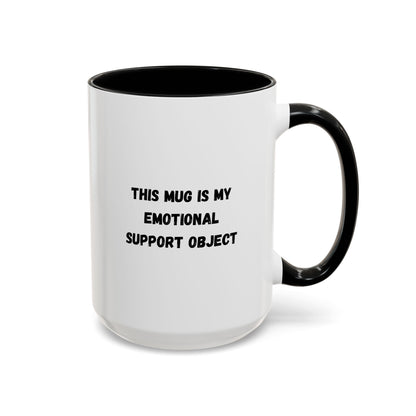 Emotional Support Coffee Mug, Funny Gift for Coffee Lovers, Unique Office Mug, Self-Care Gift, Cute Ceramic Mug