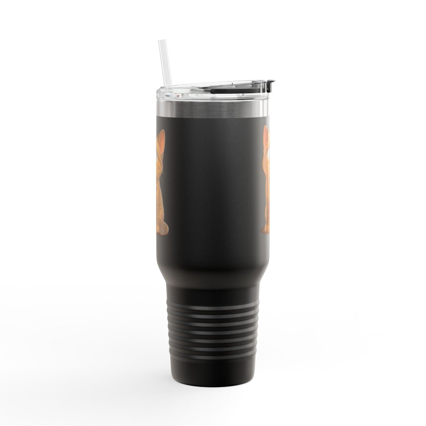 Cute Cat Insulated Travel Mug, 40oz - Perfect for Pet Lovers, Gifts for Cat Owners, Travel Accessories, Cute Drinkware, Animal Lovers - TRV