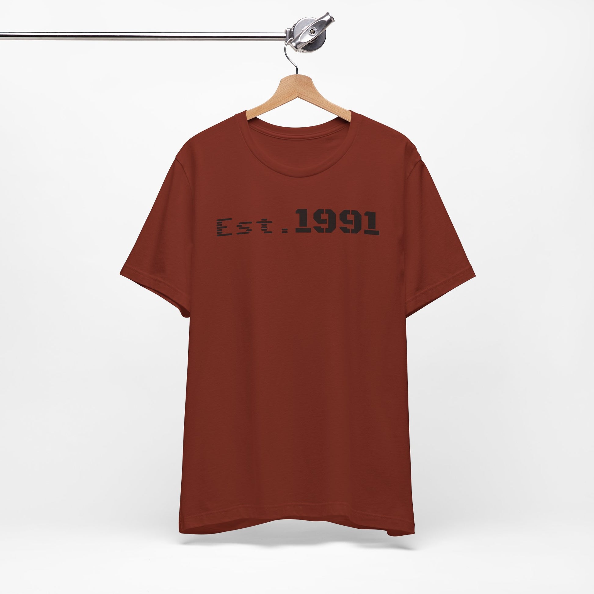 Established 1991 Unisex Jersey Tee | Vintage Anniversary Gift | Casual Wear, Birthday Shirt, Retro Style, Statement Tee, Gift for Him/Her - TRV