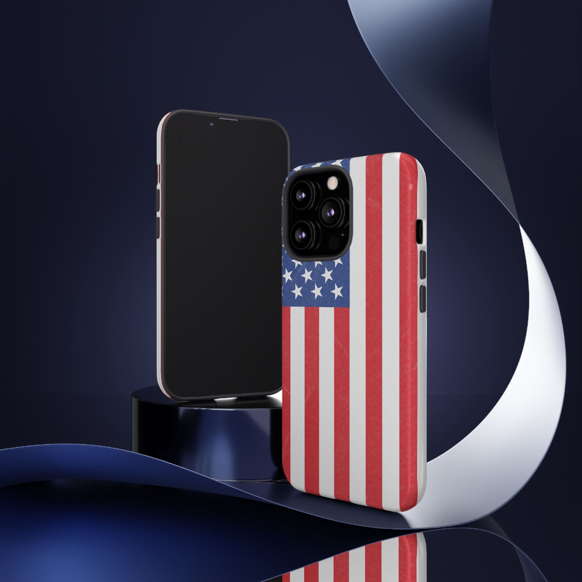 American Flag Phone Case - Patriotic Cell Cover, Tough Cases, USA Pride, Independence Day Gift, Veteran's Day, Phone Protection - TRV