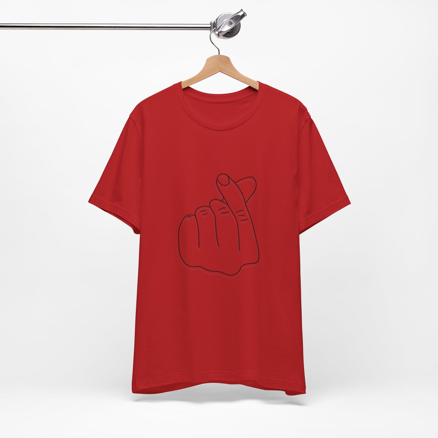Minimalist Hand Sign Unisex Tee | Casual Everyday Wear | Perfect for Gift Givers