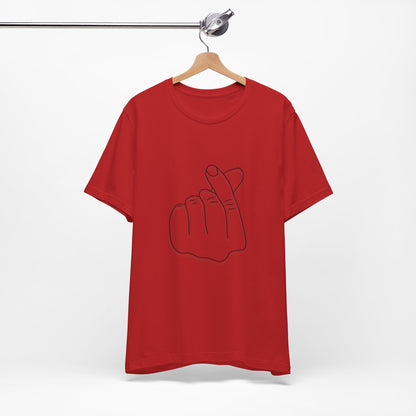 Minimalist Hand Sign Unisex Tee | Casual Everyday Wear | Perfect for Gift Givers