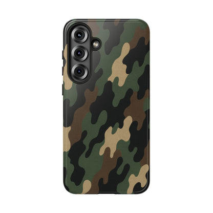 Camouflage Phone Case, Tough Cases, Military Style, Unique Phone Accessories, Gift for Him, Durable Phone Cover - TRV