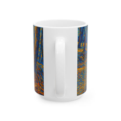 Colorful Abstract Pathway Ceramic Mug - TRV