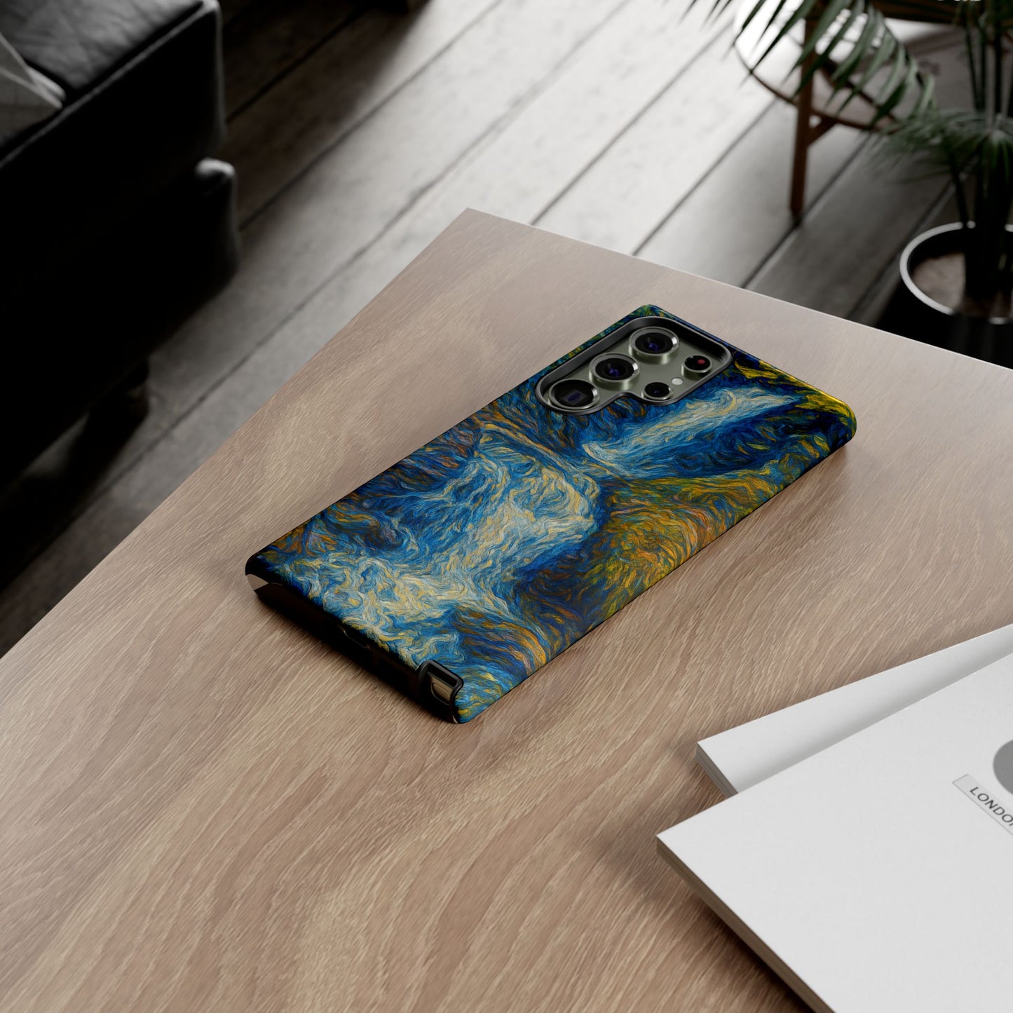 Artistic Phone Case - Waterfall Design, Unique Gift, Phone Accessory, Nature Lover, Original Artwork - TRV