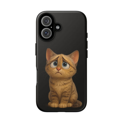 Cute Cat Phone Case, Adorable Kitty Cover, Pet Lover Gift, Unique Animal Design, Customizable Mobile Case - TRV