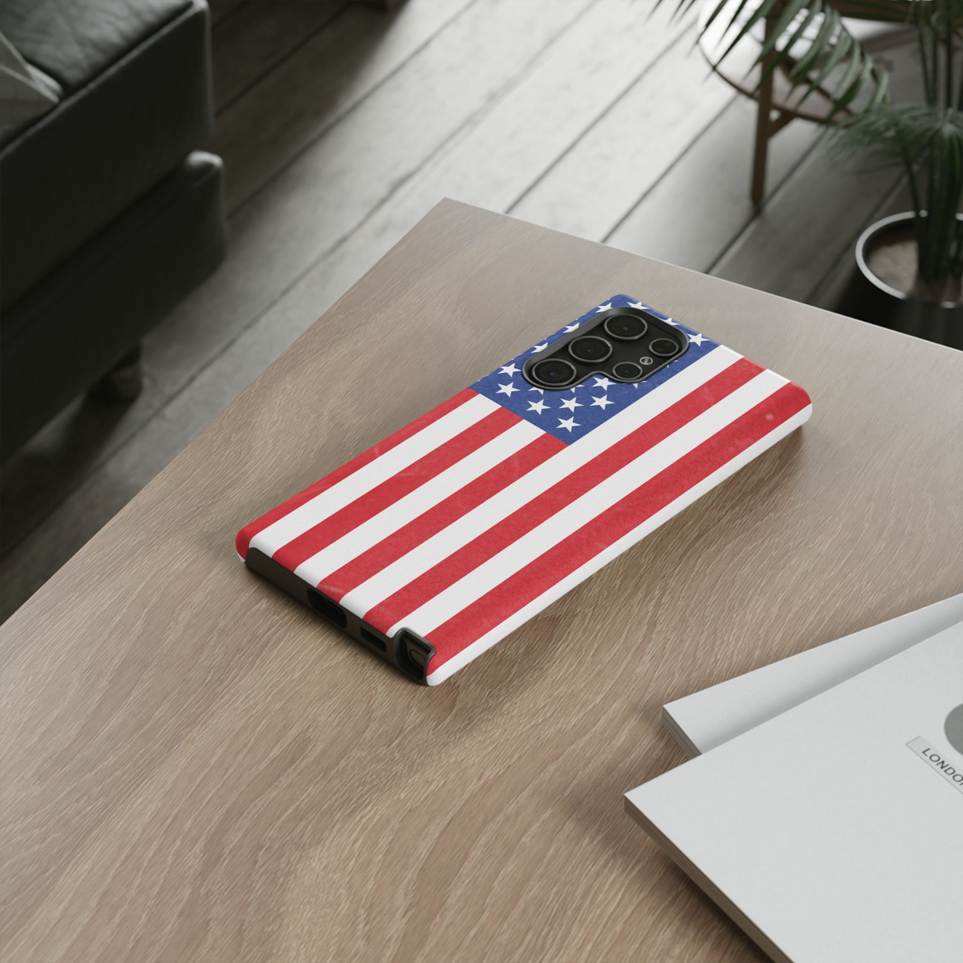 American Flag Phone Case - Patriotic Cell Cover, Tough Cases, USA Pride, Independence Day Gift, Veteran's Day, Phone Protection - TRV