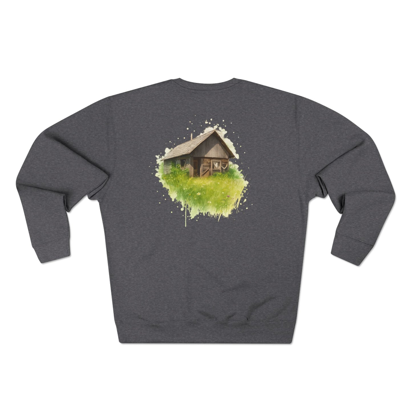 Cozy Art Print Crewneck Sweatshirt: Nature Lover, Graphic Sweater, Unique Gift, Home Decor Apparel, Casual Style - TRV