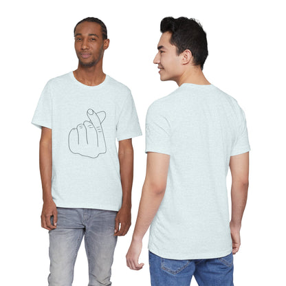 Minimalist Hand Sign Unisex Tee | Casual Everyday Wear | Perfect for Gift Givers