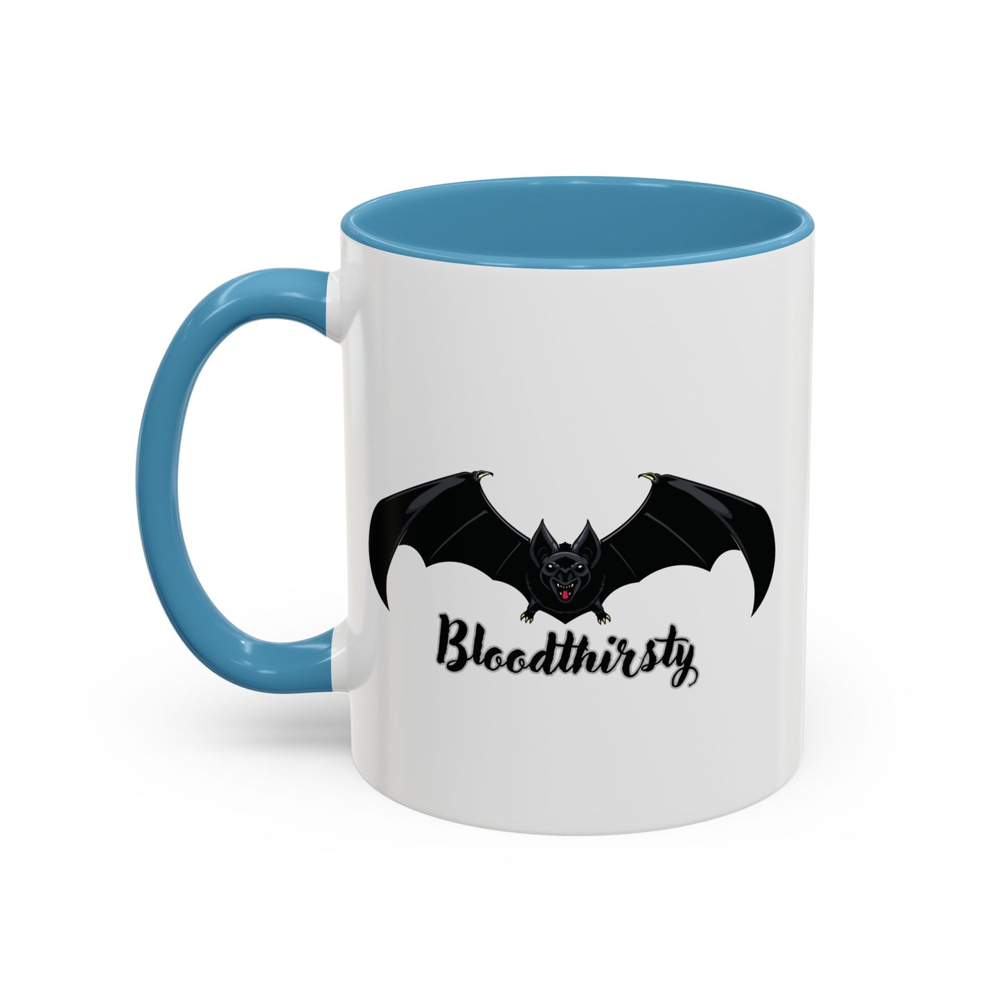 Bloodthirsty Bat Coffee Mug - Unique Halloween and Gothic Accents