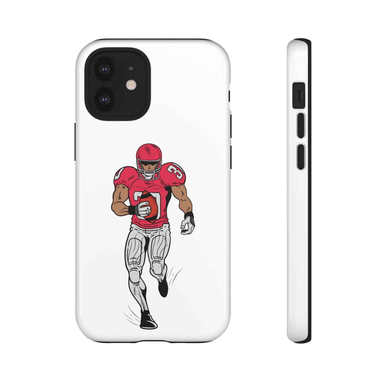 Football Player Tough Case, Sports Phone Cover, Athlete Gift, Tough Phone Case, Fall Sports, Football Lover's Accessory - TRV