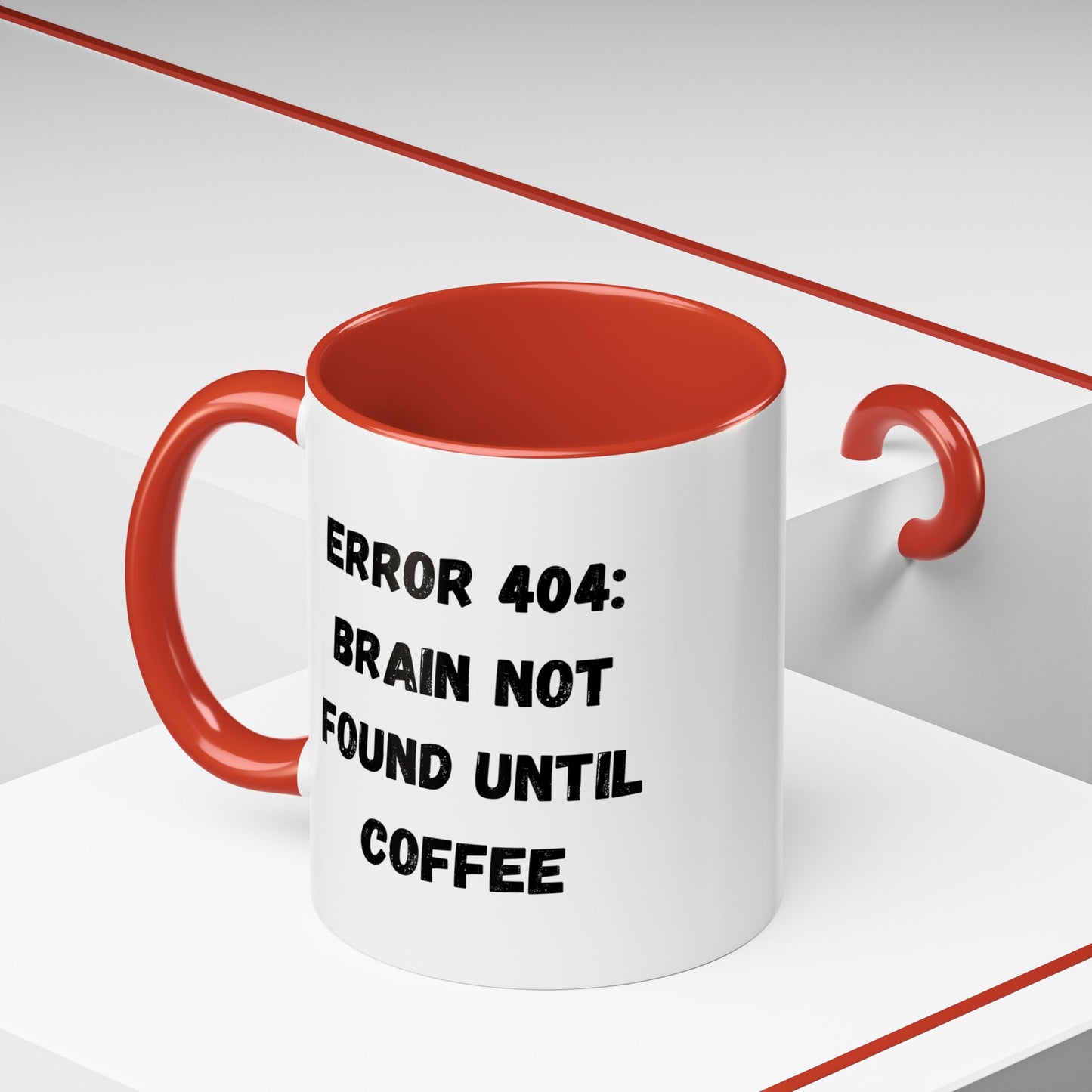 Error 404 Coffee Mug - Perfect for Your Daily Brew, Gift for Programmers, Humor for Coffee Lovers, Office Desk Decor, Nerdy Kitchenware