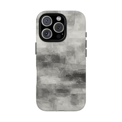 Stylish Phone Case for Tough Protection, Marble Grey Design, Customizable Gift for Her, Unisex Mobile Accessory, Birthday Present, [...] - TRV