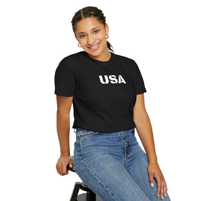 USA Vintage Unisex T-Shirt, Soft Cotton Tee, Casual Wear, Gifts for Her & Him, Summer Essentials, Independence Day Apparel - TRV