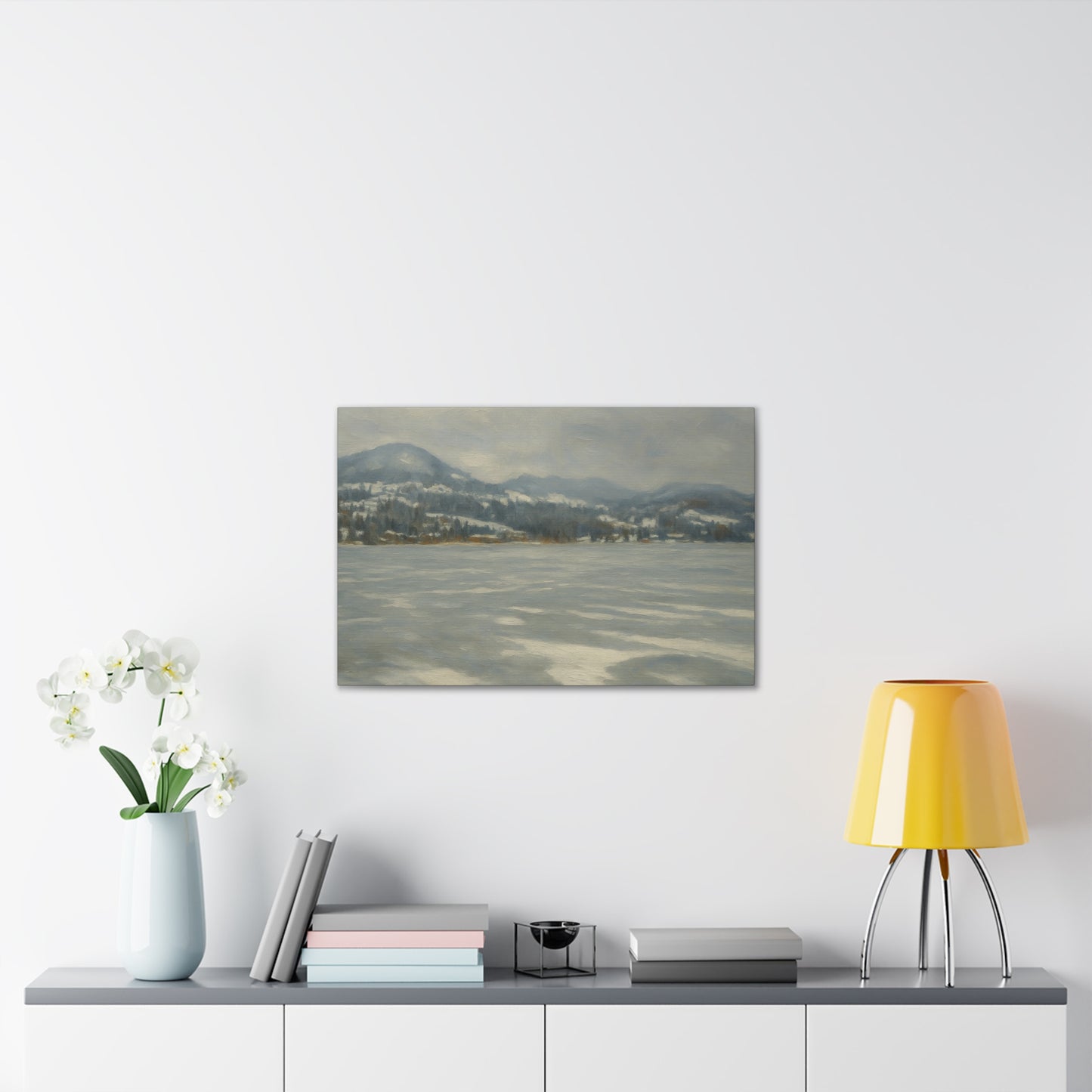 Serene Winter Landscape Canvas - TRV