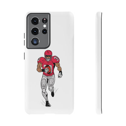 Football Player Tough Case, Sports Phone Cover, Athlete Gift, Tough Phone Case, Fall Sports, Football Lover's Accessory - TRV