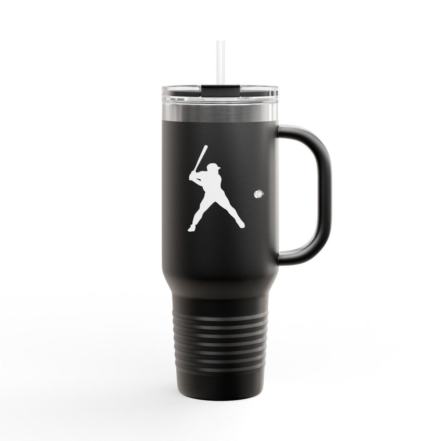 Baseball-Themed Insulated Travel Mug, Perfect for Fans & Athletes, Gift for Sports Lovers, 40oz Drinkware for Home & Road - TRV