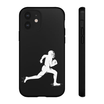 Football Player Phone Case, Tough Cases, Sports Phone Cover, Gift for Athletes, iPhone & Samsung Accessories, Running Player Design - TRV