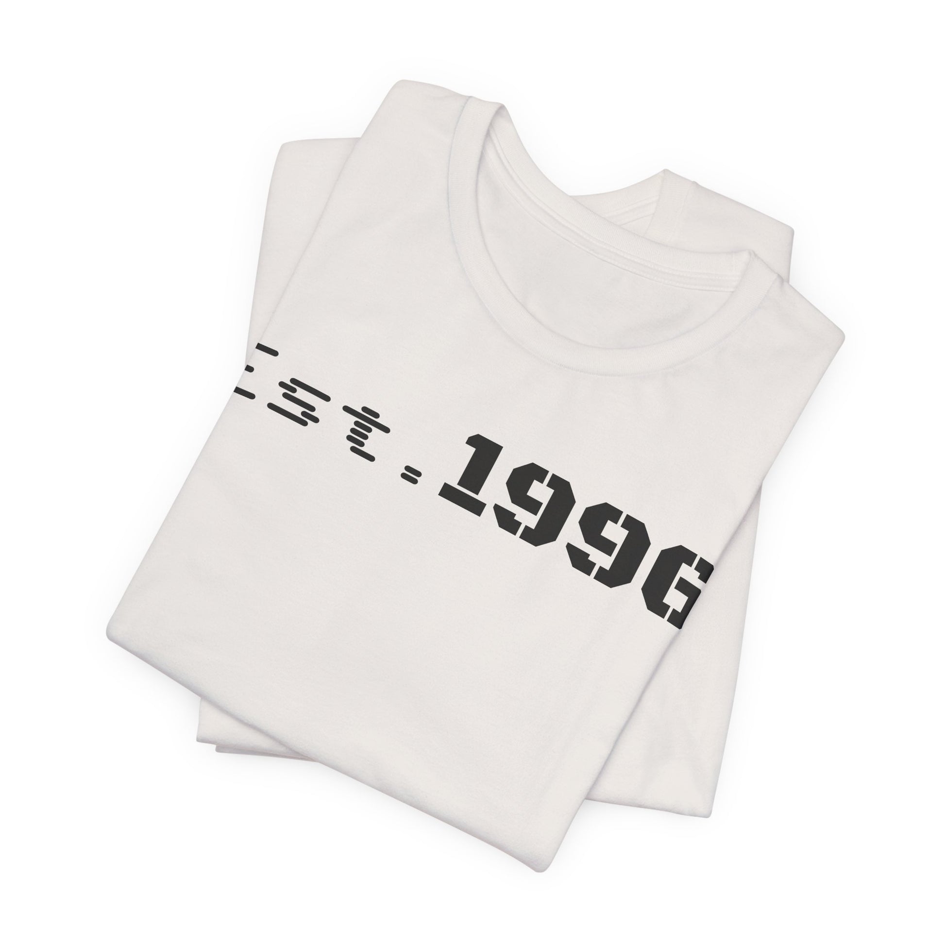 Unisex Jersey Tee - 'Est. 1996' Graphic Shirt, Birthday Gift, Casual Wear, Vintage Style, Retro Fashion, Gift for Him/Her - TRV