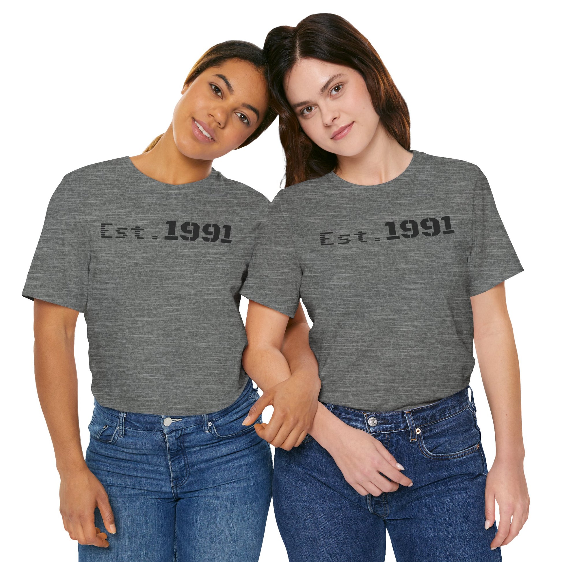 Established 1991 Unisex Jersey Tee | Vintage Anniversary Gift | Casual Wear, Birthday Shirt, Retro Style, Statement Tee, Gift for Him/Her - TRV