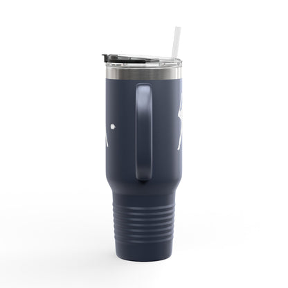 Baseball-Themed Insulated Travel Mug, Perfect for Fans & Athletes, Gift for Sports Lovers, 40oz Drinkware for Home & Road - TRV