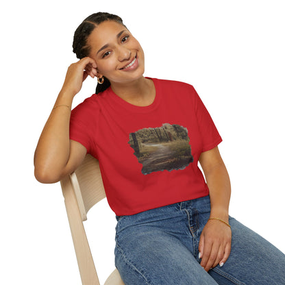 Nature-Inspired Unisex Softstyle T-Shirt, Eco-Friendly Fashion, Outdoor Lover Tee, Gift for Nature Enthusiasts, Casual Everyday Wear