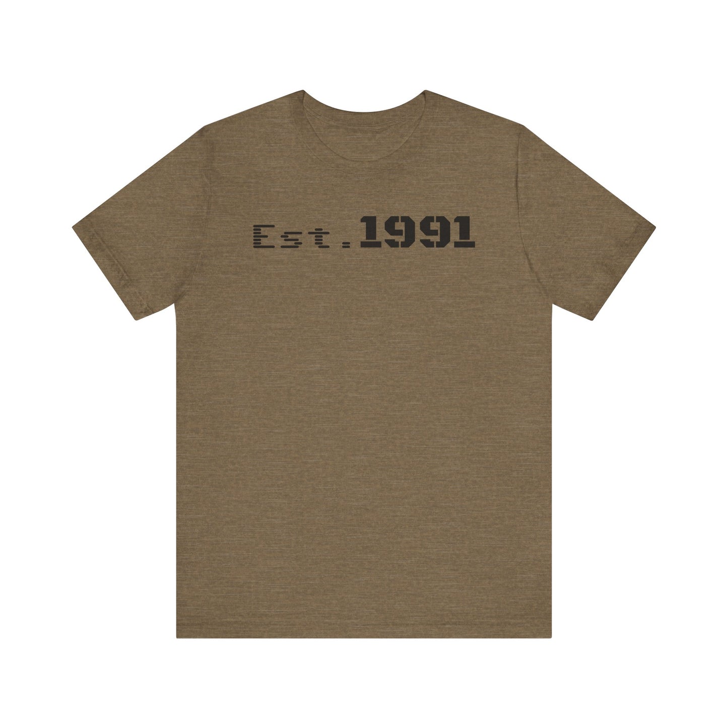 Established 1991 Unisex Jersey Tee | Vintage Anniversary Gift | Casual Wear, Birthday Shirt, Retro Style, Statement Tee, Gift for Him/Her - TRV